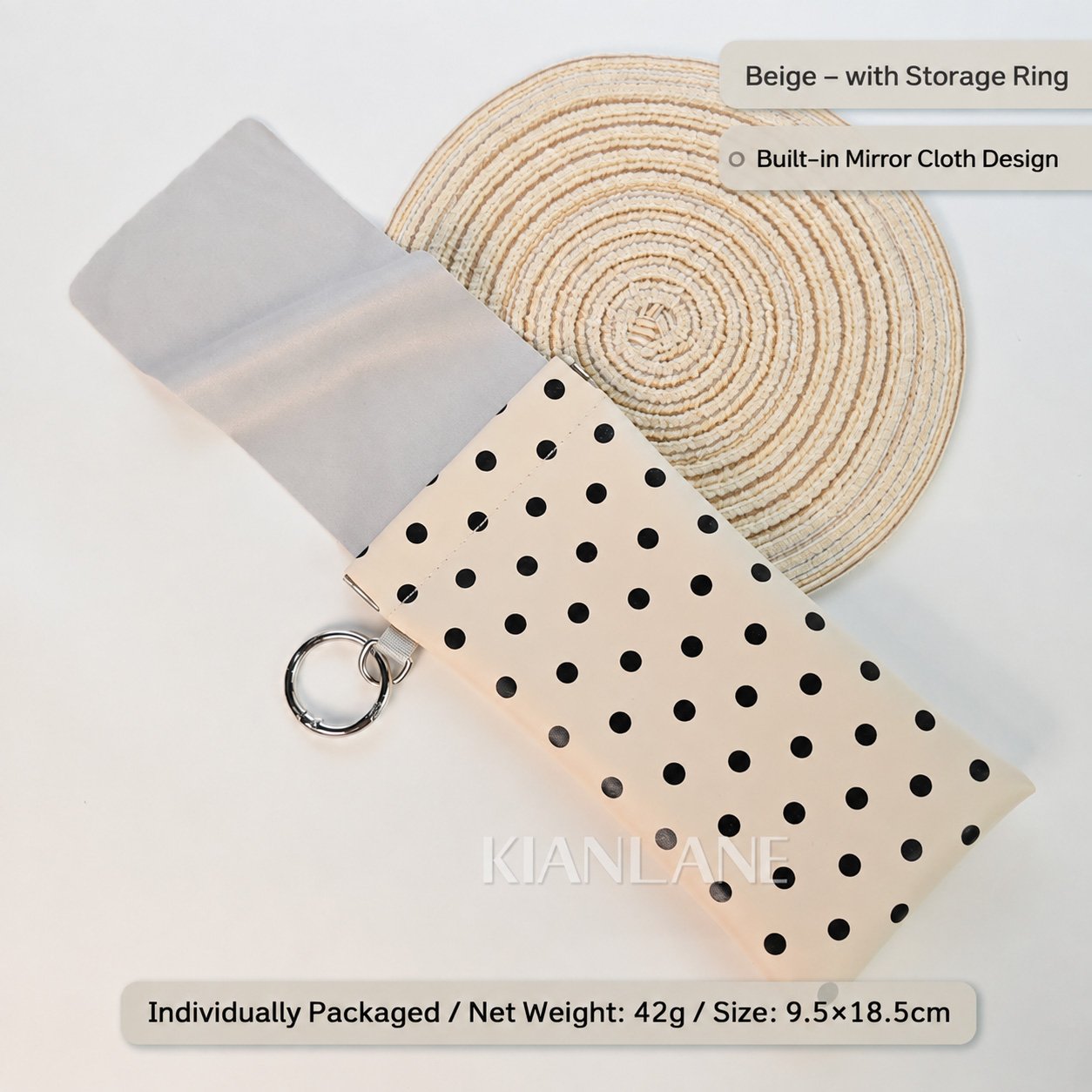 🕶️ Soft PU Leather Sunglasses Case – Protective Eyeglasses Pouch with Elastic Opening