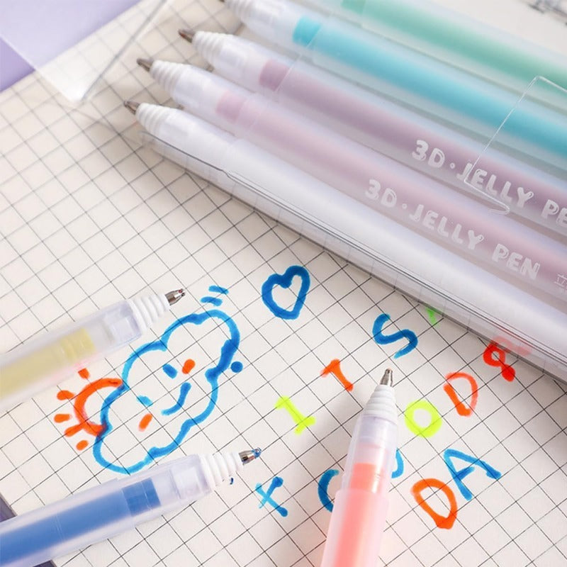 ✨ Vibrant 3D Raised Ink Pens – Create Bold, Textured Designs