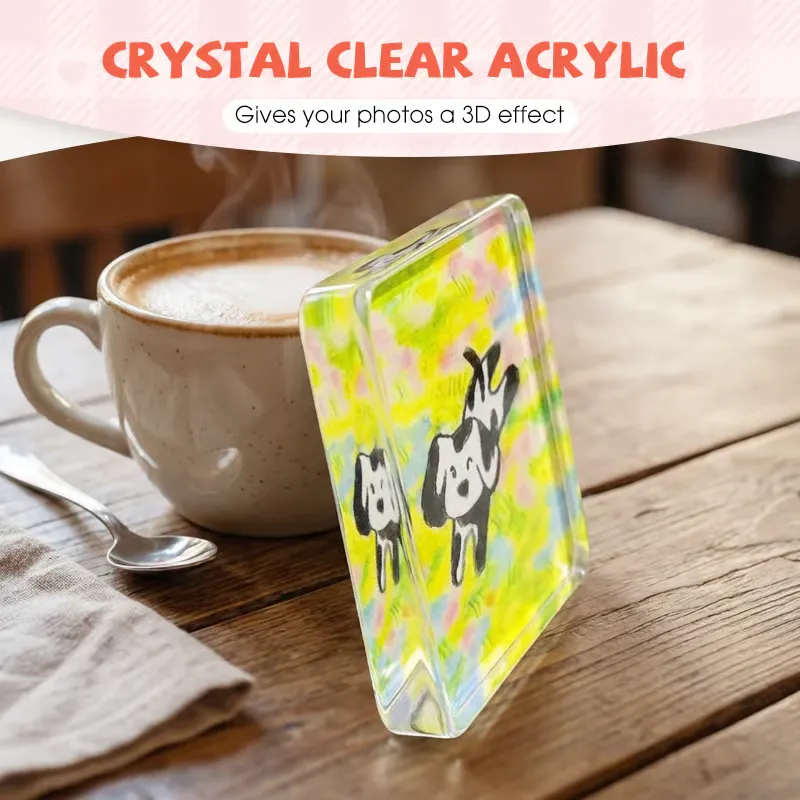 ✨ Clear Acrylic DIY Fridge Magnet Kit – Create Your Own Personalized Photo Magnets
