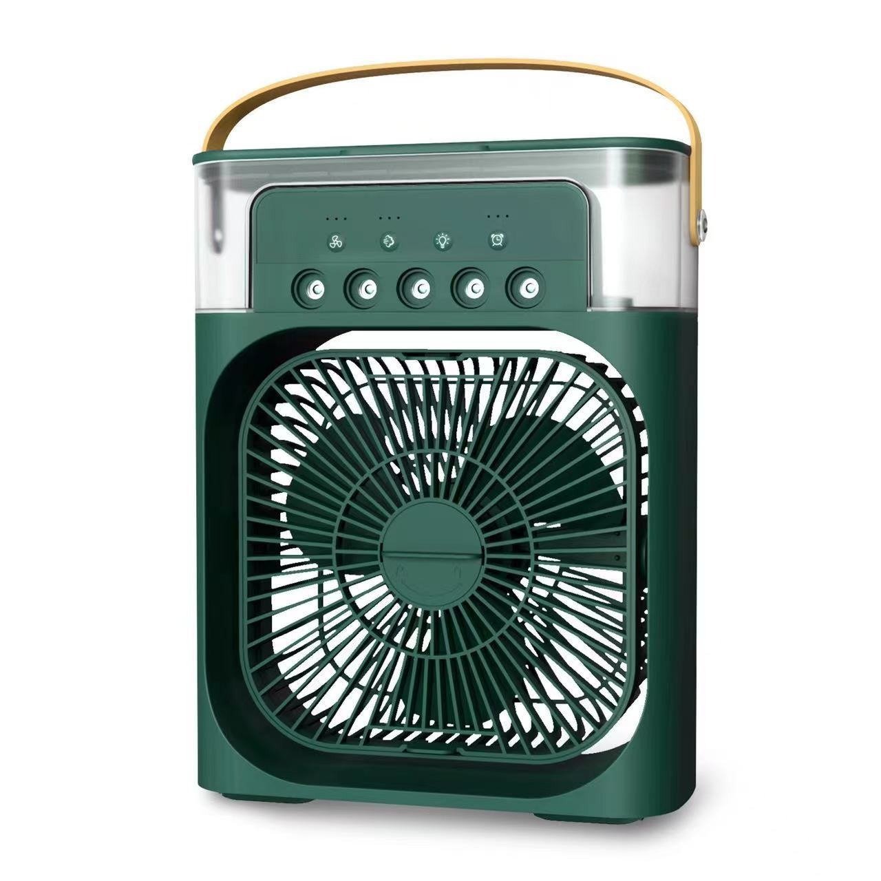 ❄️ 3-in-1 Portable Humidifying Spray Fan | Mini Cooling Fan with Mist Humidifier & LED Light for Home, Office & Travel
