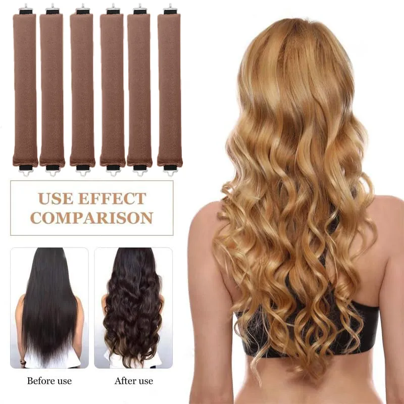 ✨ Wake Up to Gorgeous Curls – Heatless Curling Rod