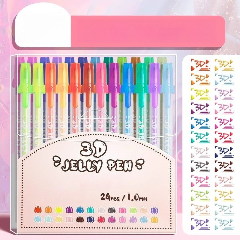 ✨ Vibrant 3D Raised Ink Pens – Create Bold, Textured Designs