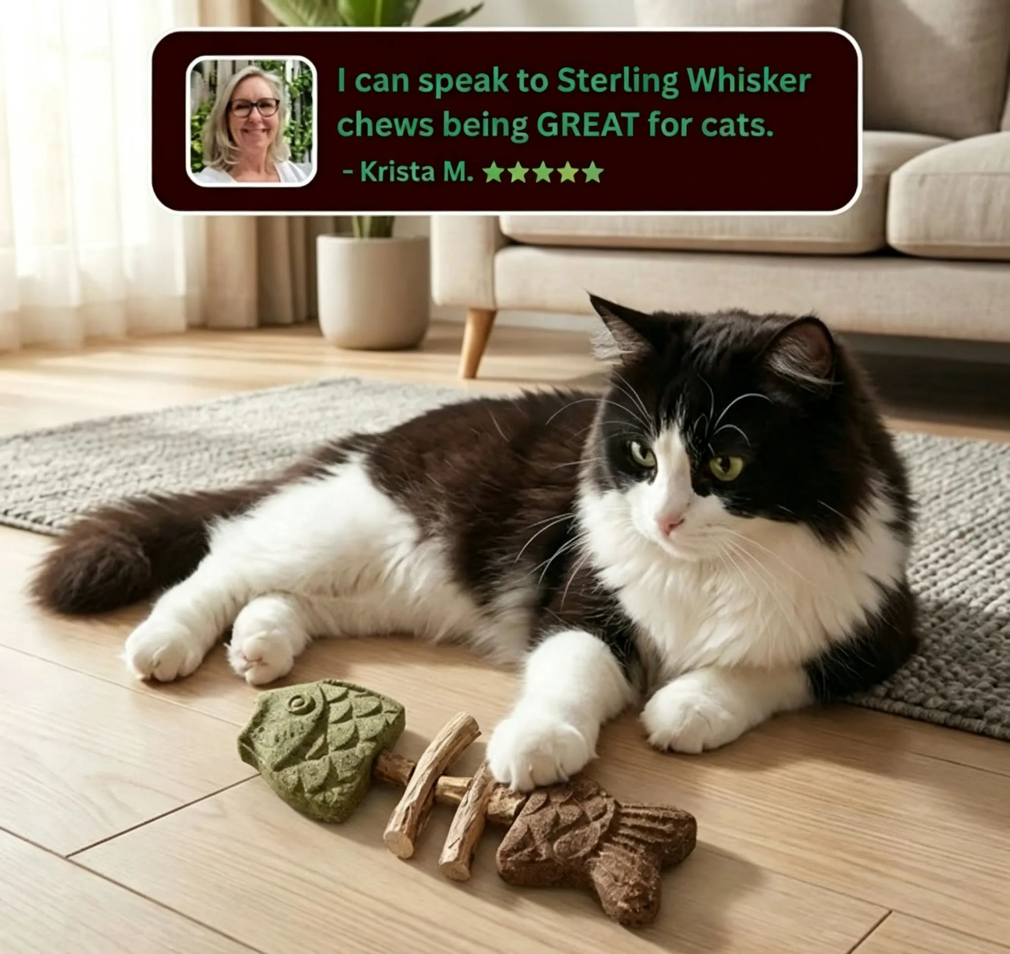 🔥Day Sale 50% OFF-Catnip & Silvervine Chew