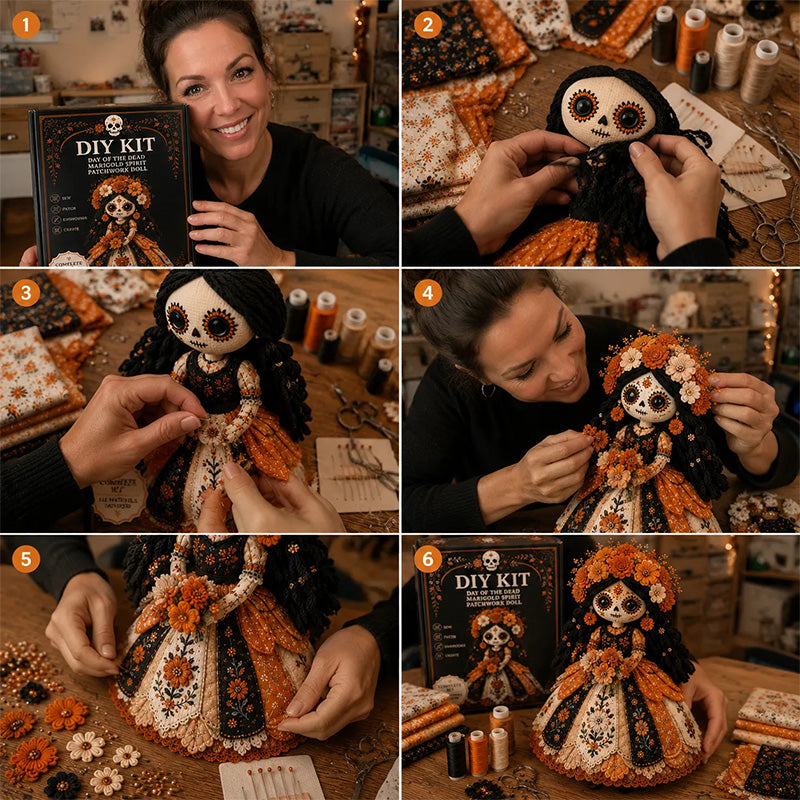 🎃💀 DIY Spooky Skeleton Craft Kit – Build Your Own Halloween Decoration