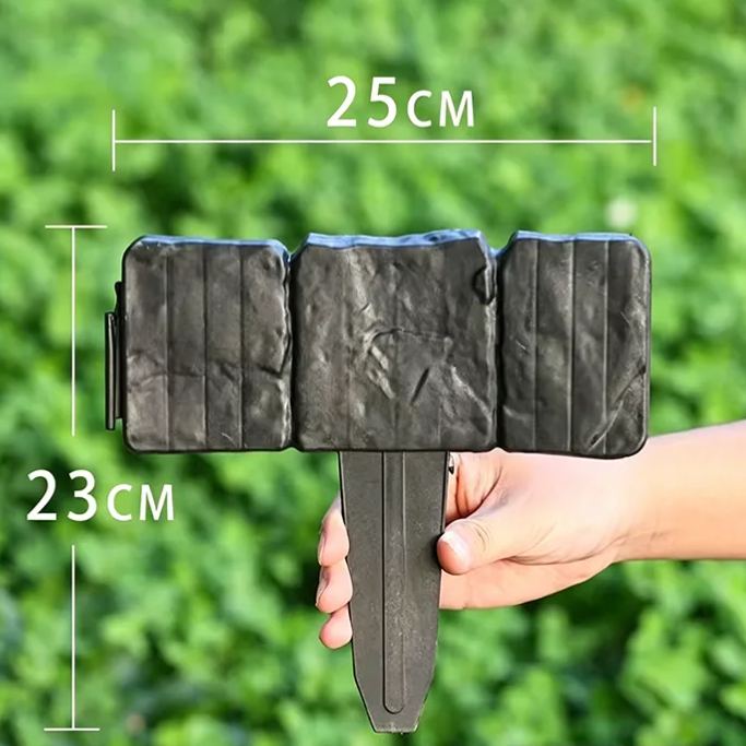 Imitation Stone Garden Fence - DIY Garden Edging Border