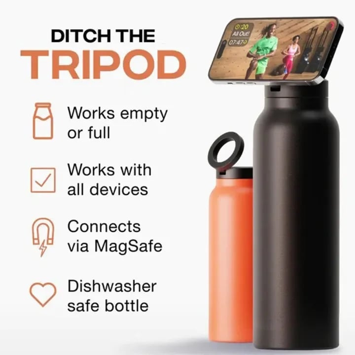 🏆New Magnetic Insulated Tumbler – Keeps Drinks Hot & Cold for Hours!