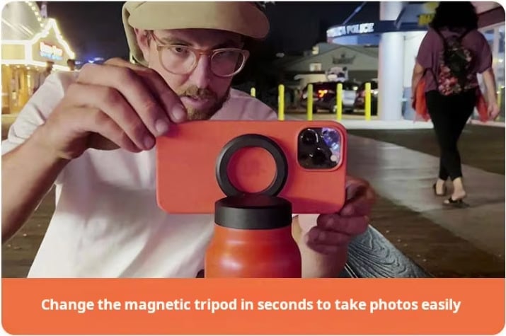 🏆New Magnetic Insulated Tumbler – Keeps Drinks Hot & Cold for Hours!