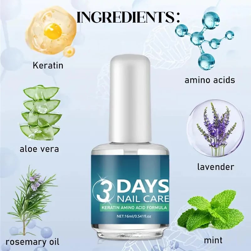 🎁💖Nail Care - Keratin Amino Acid Formula, Suitable for Soft and Fragile Nails