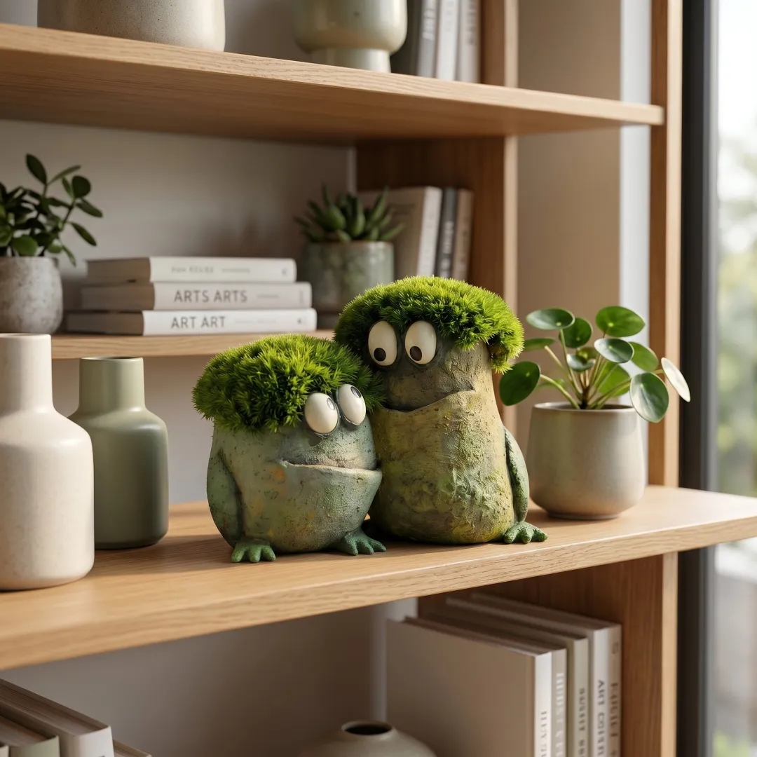 🎁🐾Funny Cute Animal Planter Collection🐸🐼🐱
