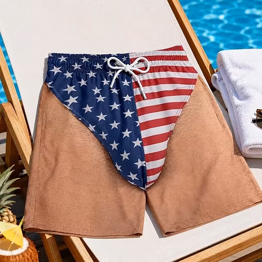 🇺🇸 Stars, Stripes & Cheeky Vibes 🍑 Make Every Beach Day More Fun!