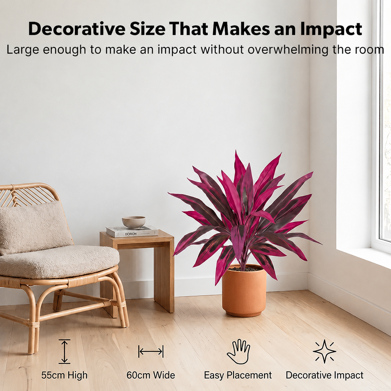 🎁 Last Day 50% OFF - Artificial Boston Fern & Dragon's Blood Tree Plants