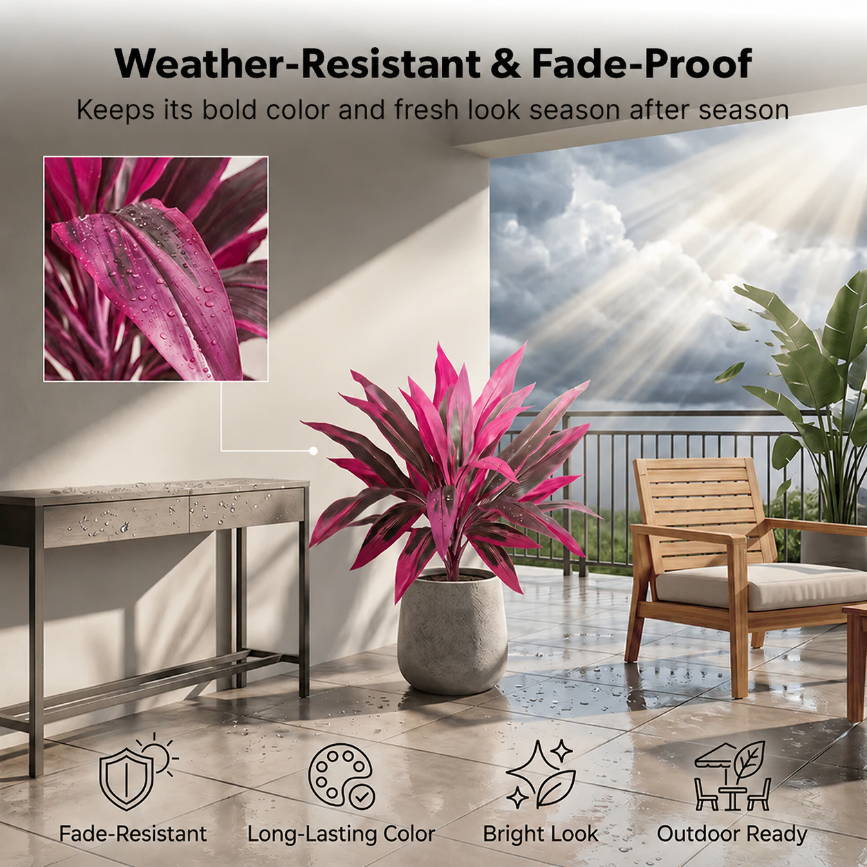 🎁 Last Day 50% OFF - Artificial Boston Fern & Dragon's Blood Tree Plants