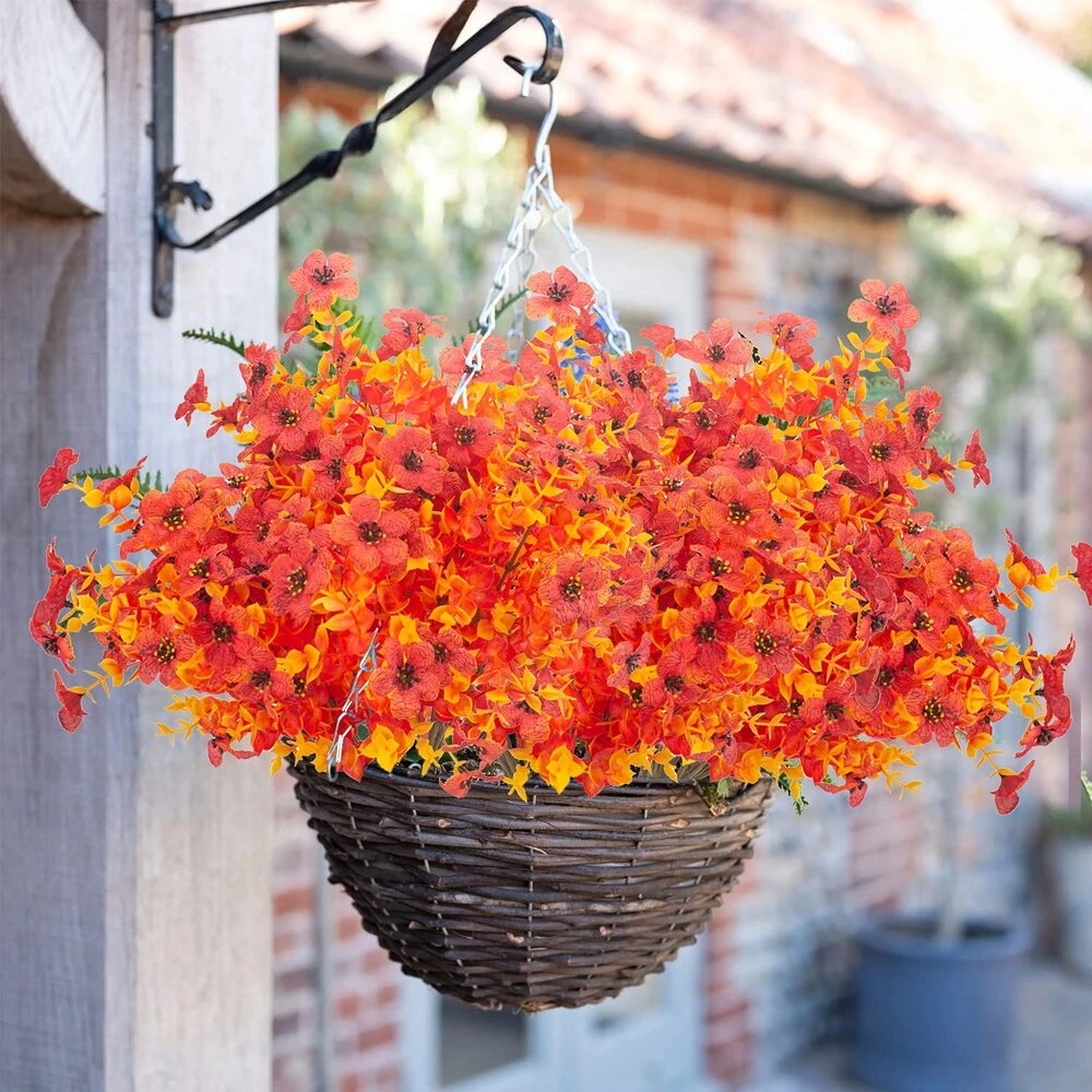 🌼Artificial Outdoor Fall Flowers - UV resistant, Waterproof, Windproof🍂