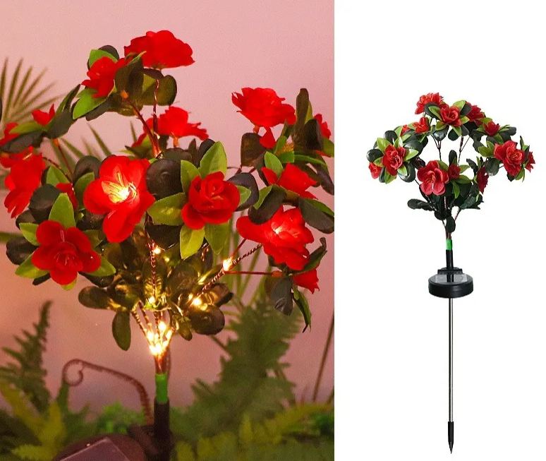 💐Limited-time 50% off⏰Simulation Azalea Flower Ground Stake Solar Light💐💡