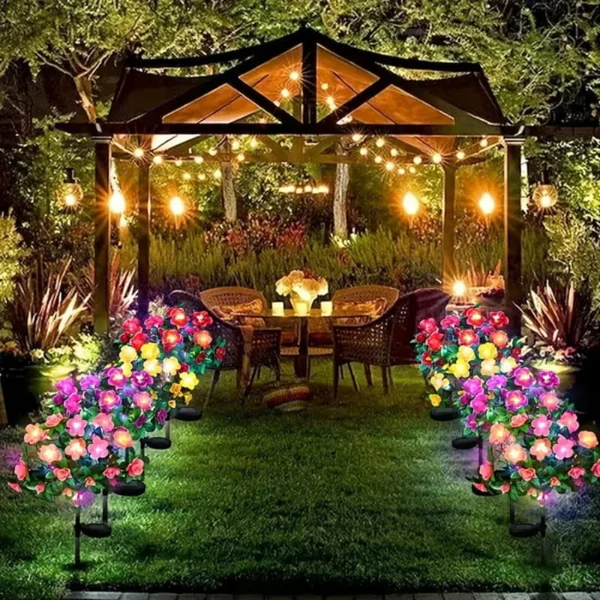 💐Limited-time 50% off⏰Simulation Azalea Flower Ground Stake Solar Light💐💡