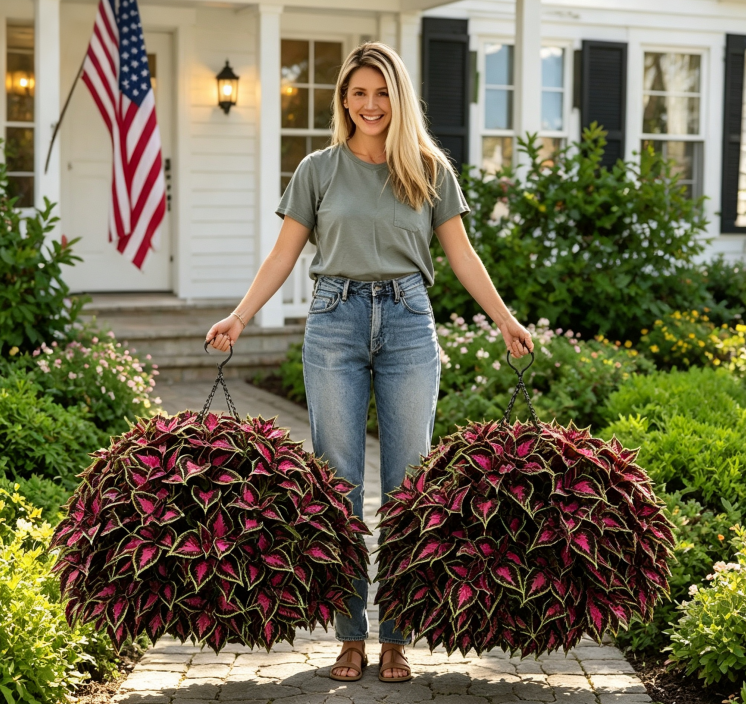 💥 BUY 1 GET 1 FREE (2 PCS)🔥 UV-Resistant Artificial Perilla Foliage – Beautiful, Full & Maintenance-Free!