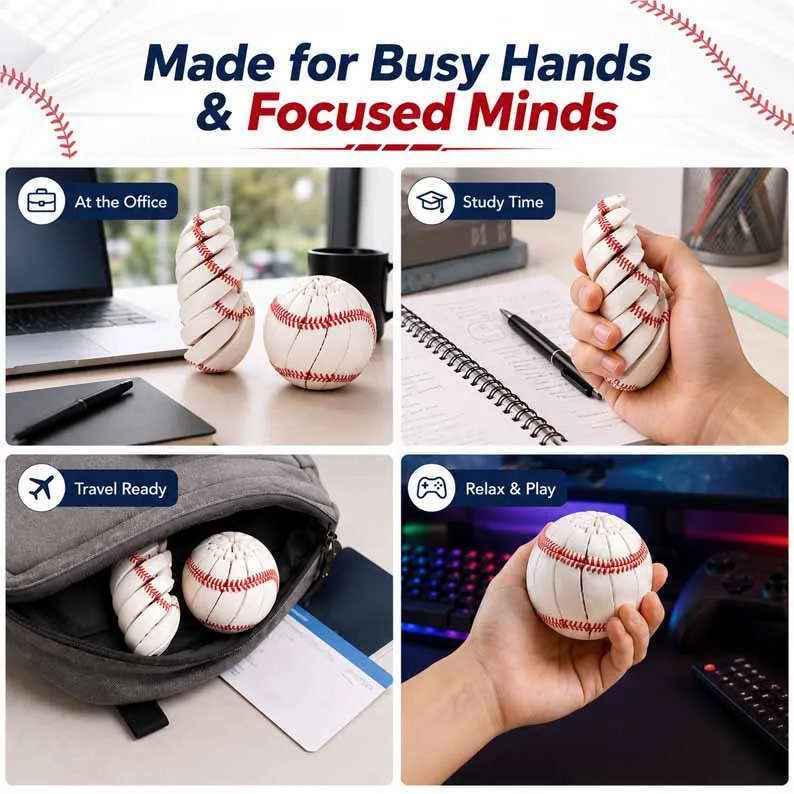 ⚾Last Day 60% OFF - Baseball Fidget Ball Toy