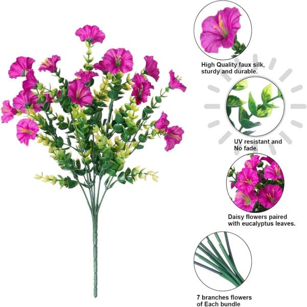 🌟 Limited Time Offer! 🌸 Spring Summer Home Decoration – 🌿 Fake Silk Colorful Morning Glory✨       