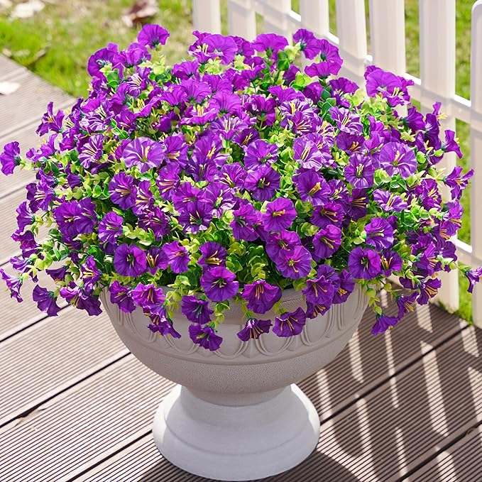 🌟 Limited Time Offer! 🌸 Spring Summer Home Decoration – 🌿 Fake Silk Colorful Morning Glory✨       