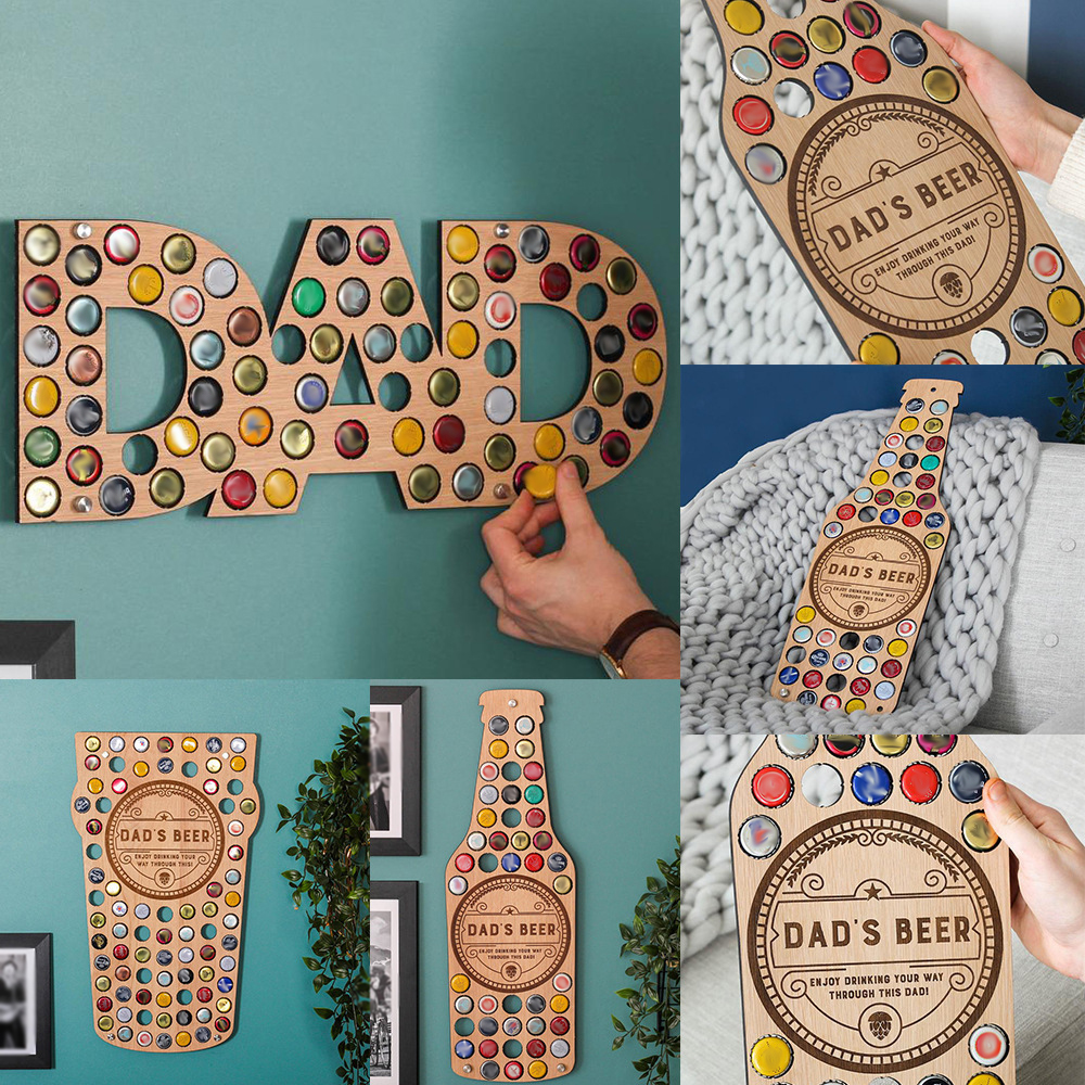 🎁The Best Father's Day Gift🎁 - Beer cap bottle shape wall hanging