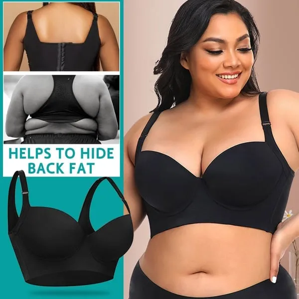 🔥BUY 1 GET 1 FREE🔥-Hide Back Fat Full Back Coverage-Deep Cup Bra
