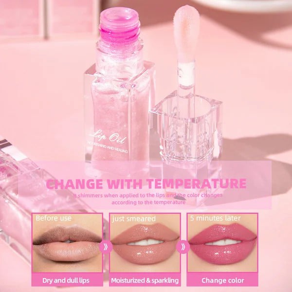 👍Buy 2 Get 1 Free & Each Only $7.99 Today💥 - Viral Color-changing Lip Oil