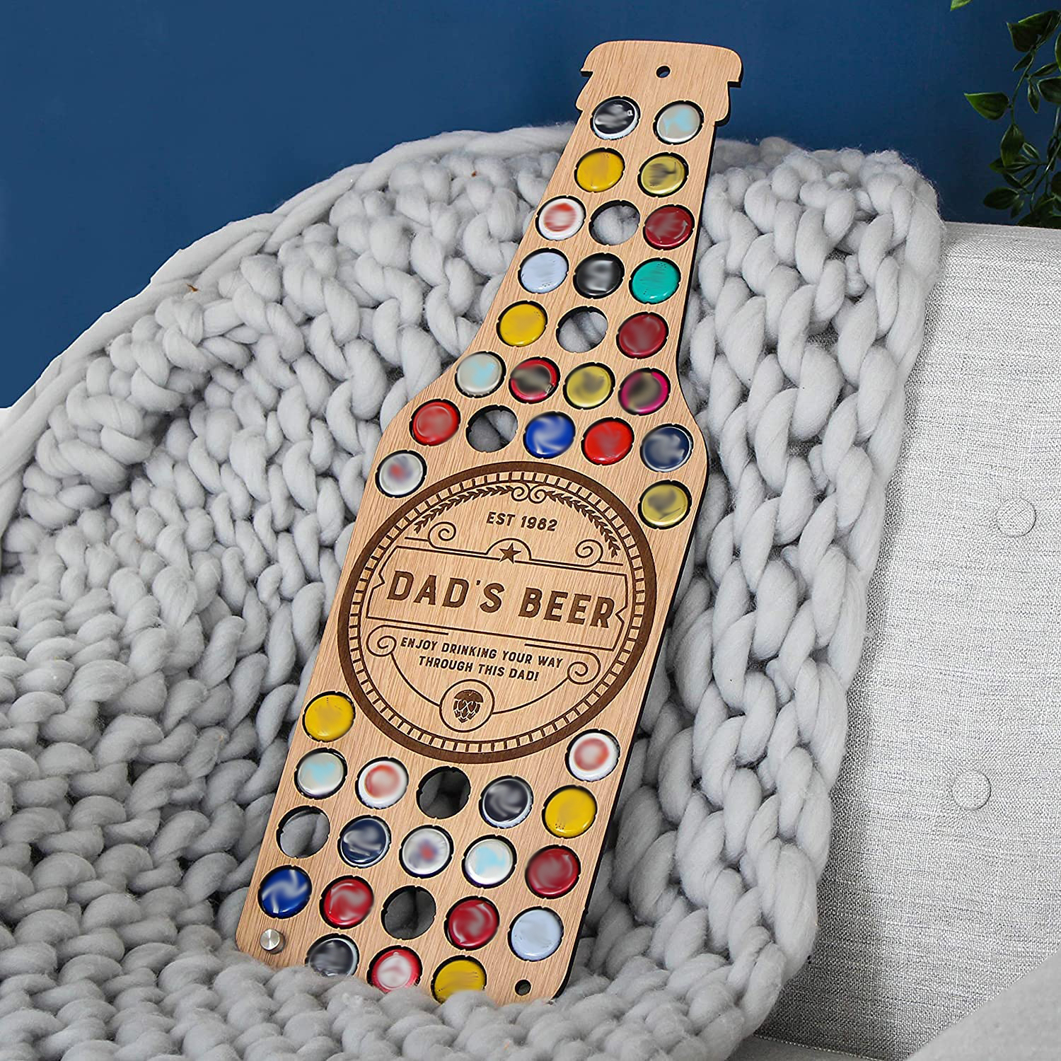 🎁The Best Father's Day Gift🎁 - Beer cap bottle shape wall hanging