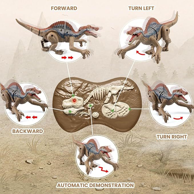 2023 Optimal Children Gifts Realistic Remote Control Dinosaurs(Buy 2 Free Shipping)