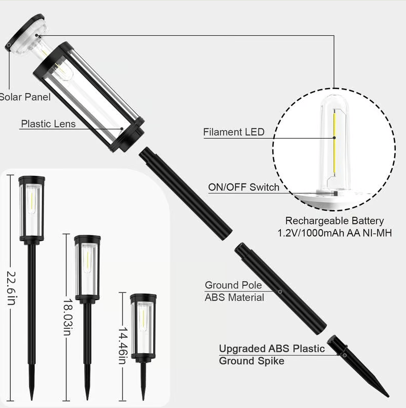 🔥Last Day Promotion 50% OFF🔥Solar Pathway Lights Outdoor