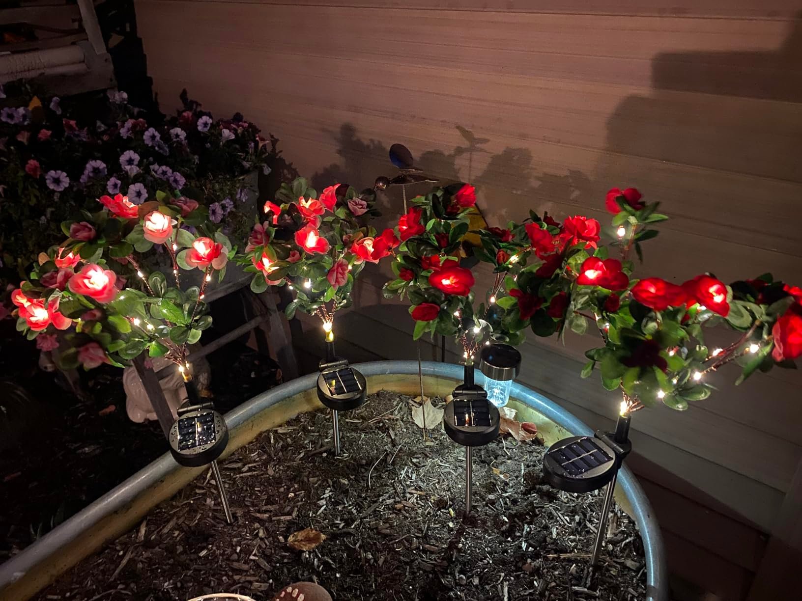 Bright and sparkly flowers!