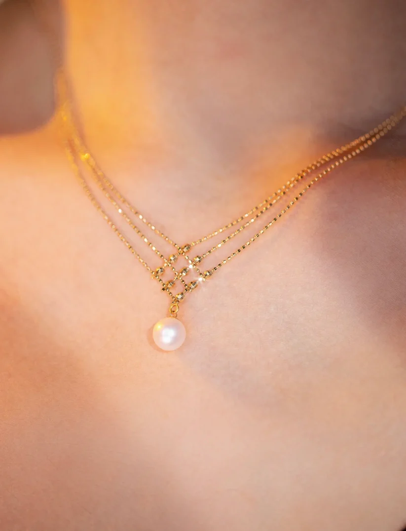 🔥Limited Time Promotion🎁Akoya Pearl Lace Necklace