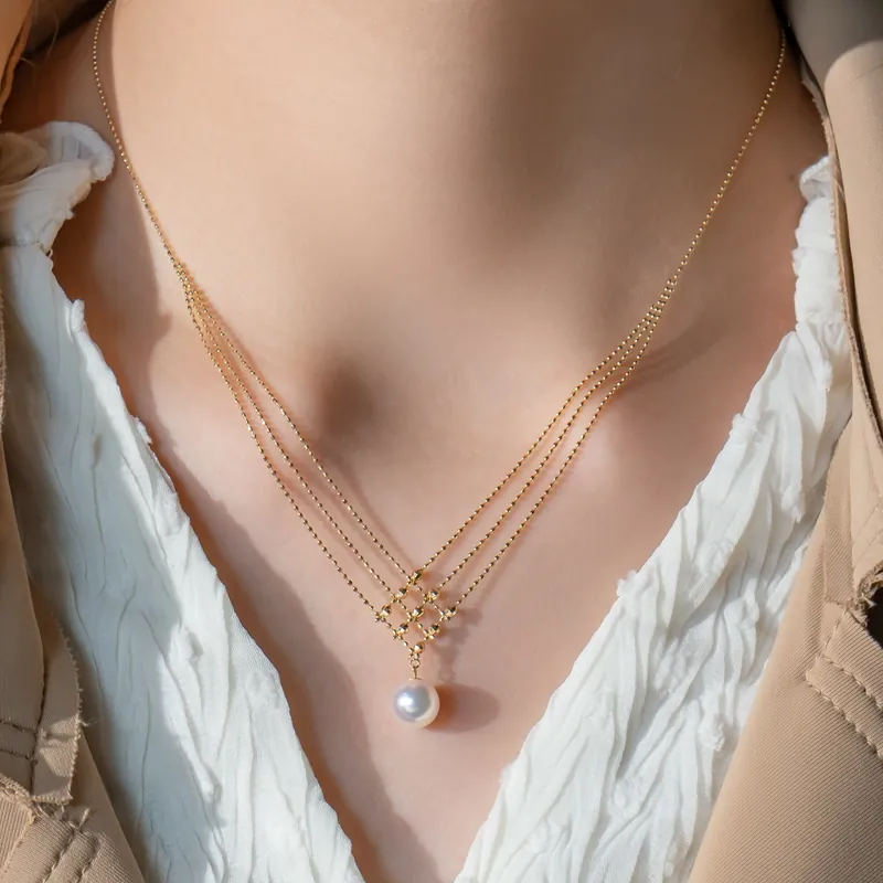 🔥Limited Time Promotion🎁Akoya Pearl Lace Necklace
