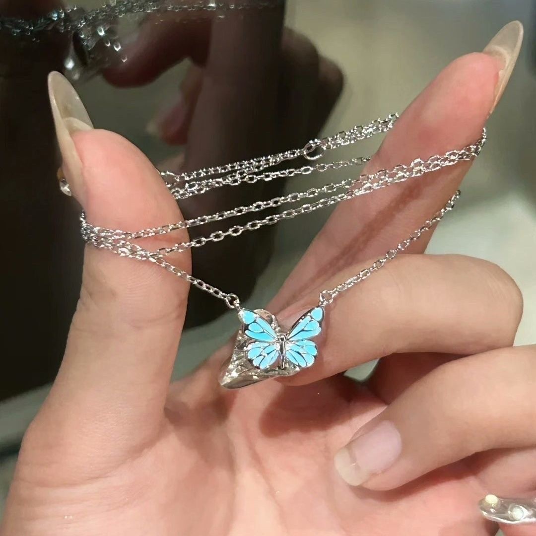💝Flash Sale 49% OFF - Luminous Blue Butterfly Bracelet
