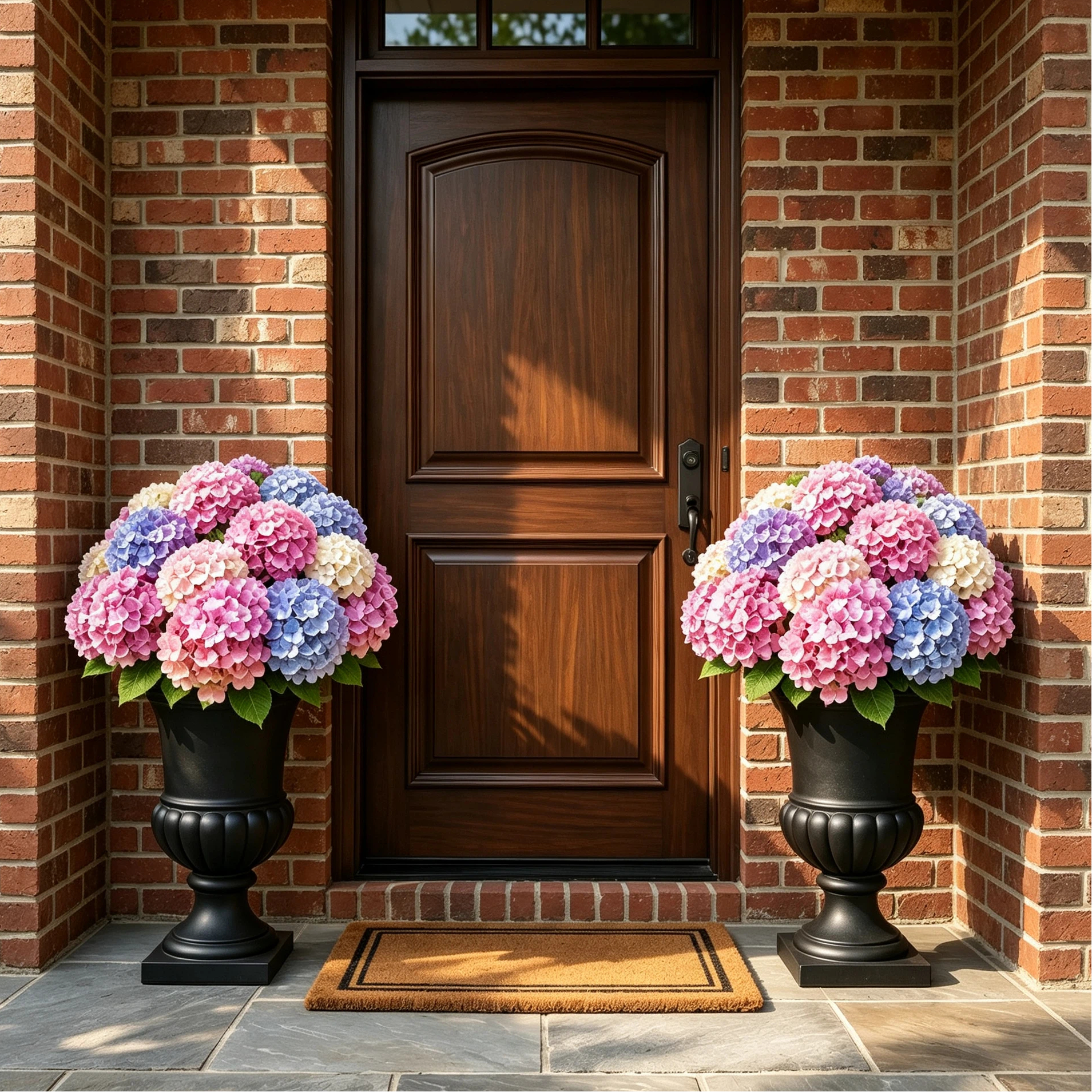 🔥Last Day 70% OFF🔥Artificial Outdoor Hydrangea Flowers - UV resistant, Waterproof, Windproof