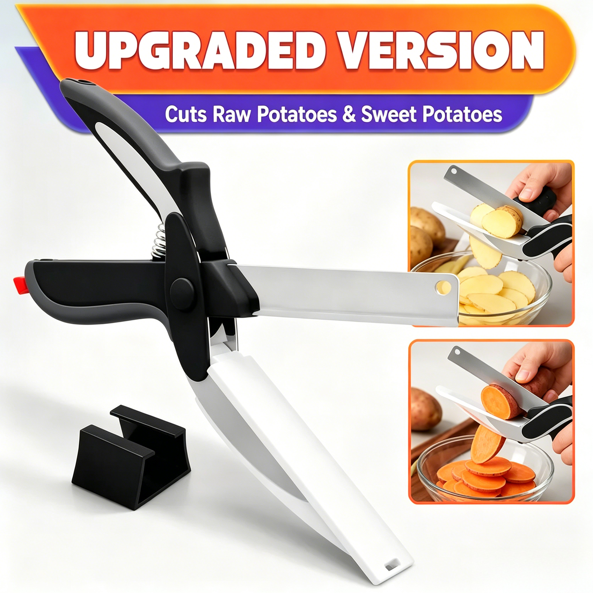 ✂️ 2 in 1 Kitchen Scissors for Food