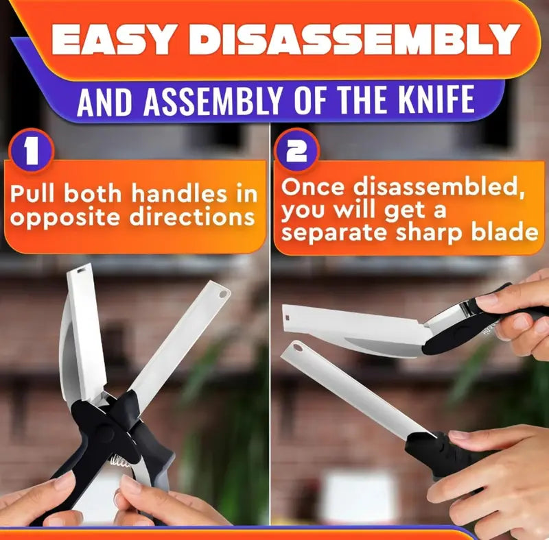 ✂️ 2 in 1 Kitchen Scissors for Food