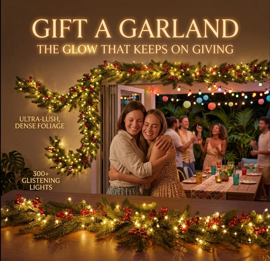 ☀️ Summer Special: 50% OFF LED Greenery Garland! 🌿✨ – The Secret to a Magical Garden Party!