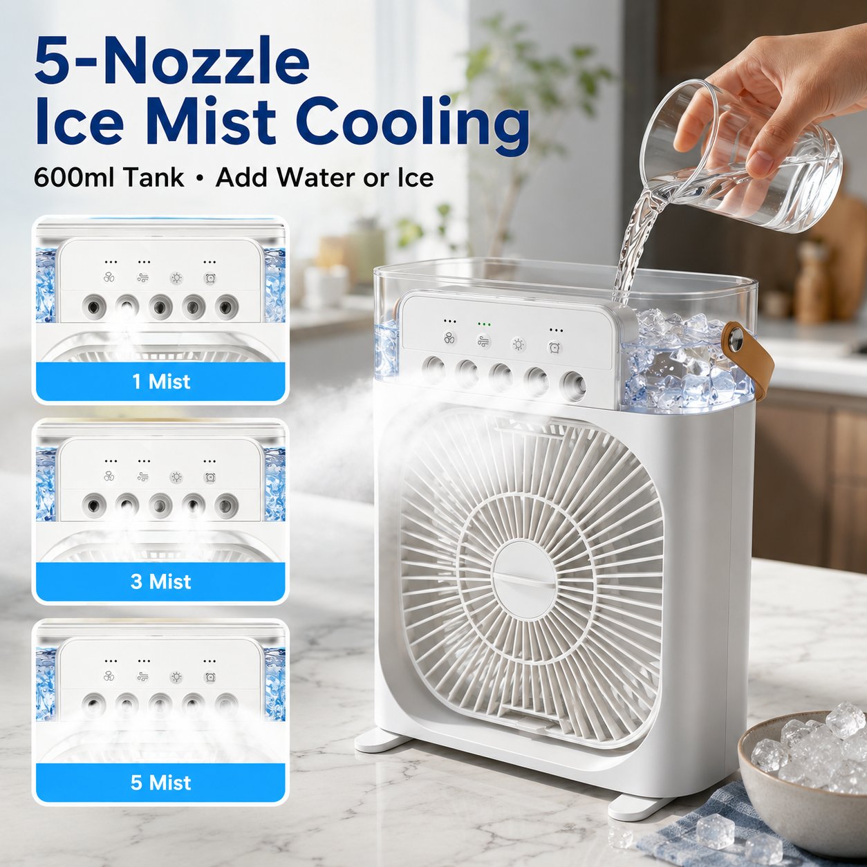 Energy-efficient personal cooling fan