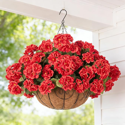 🔥Last Day 50% OFF🔥Outdoor UV Resistant Artificial Geranium Flowers