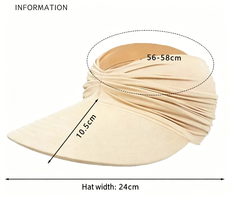 🔥Last Day 50% OFF🔥 Women's UPF 50+ UV Protection Sun Visor Hat 👒