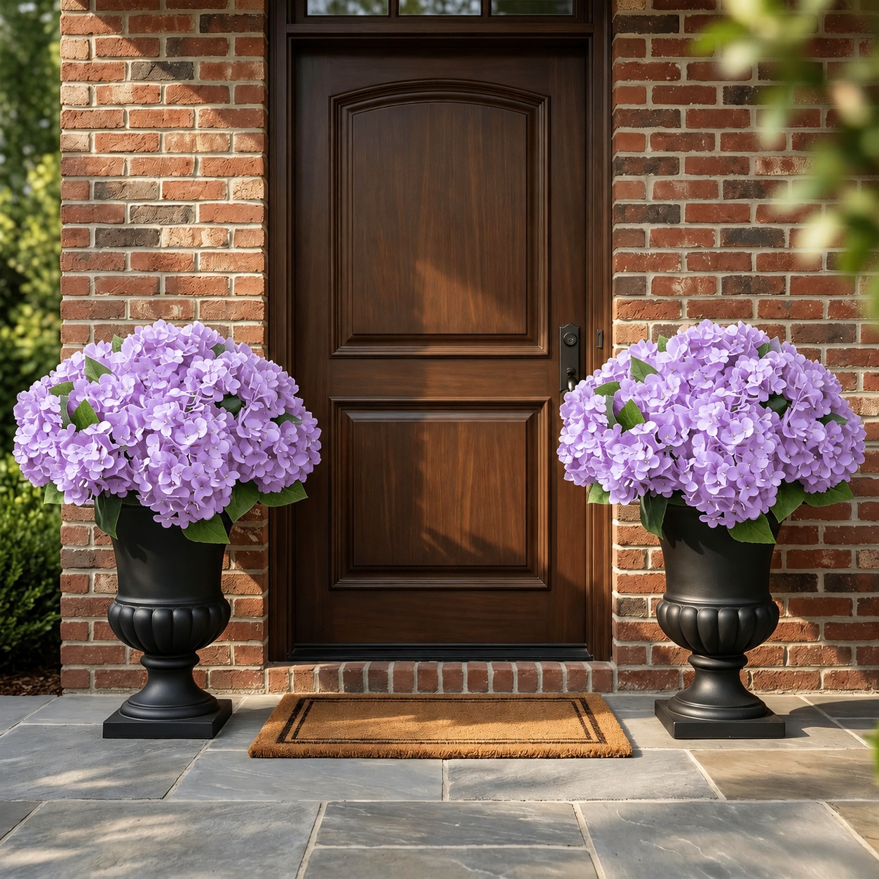 🔥Last Day 70% OFF🔥Artificial Outdoor Hydrangea Flowers - UV resistant, Waterproof, Windproof