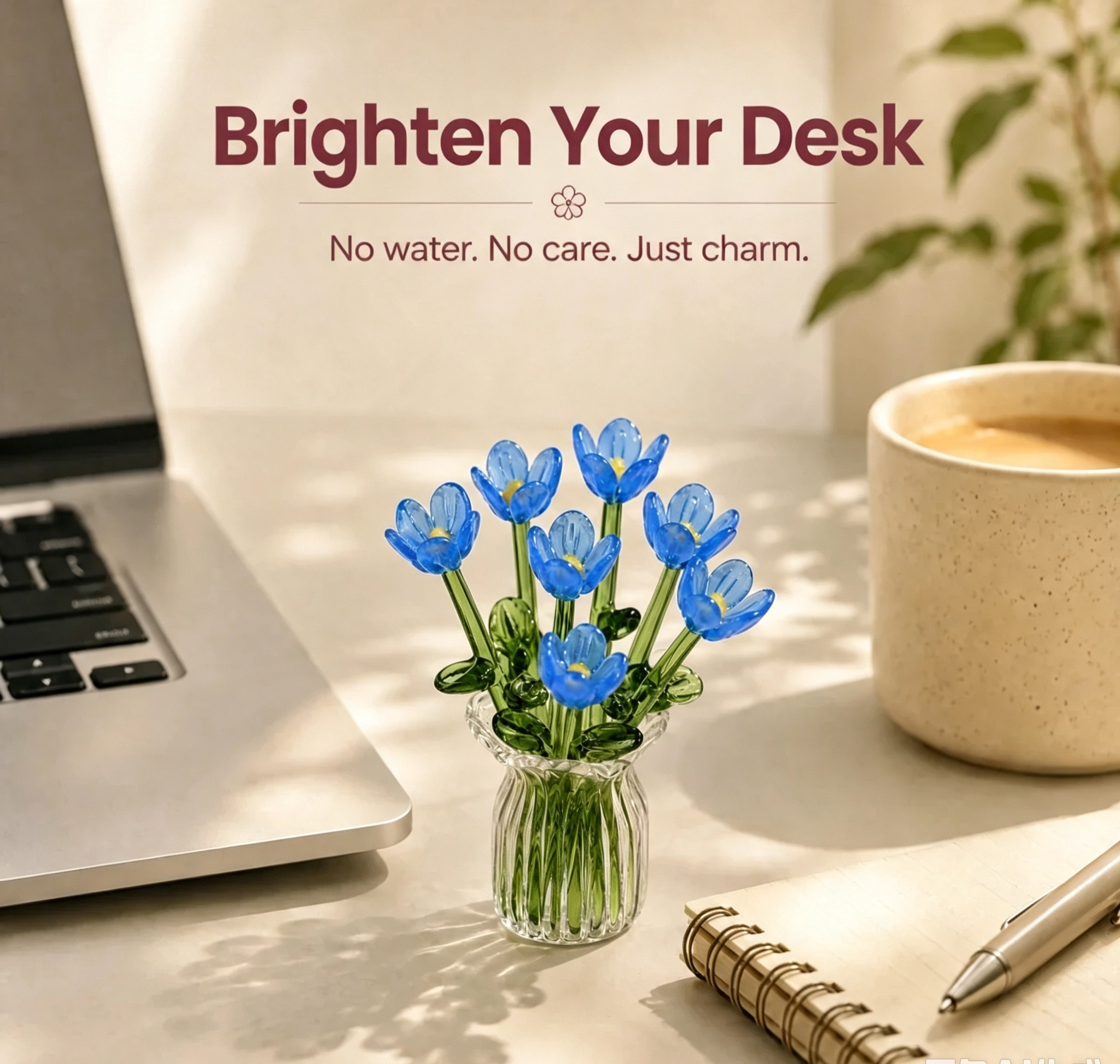Florette Glass Bouquet