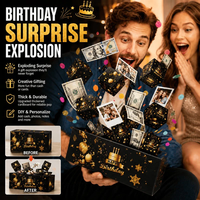 Exploding Birthday Surprise Box