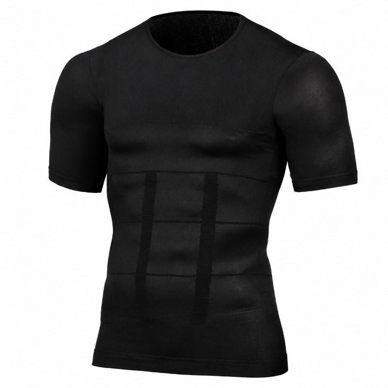 Men's Instant Slimming Compression Shirt – Tummy Control & Posture Support Shapewear