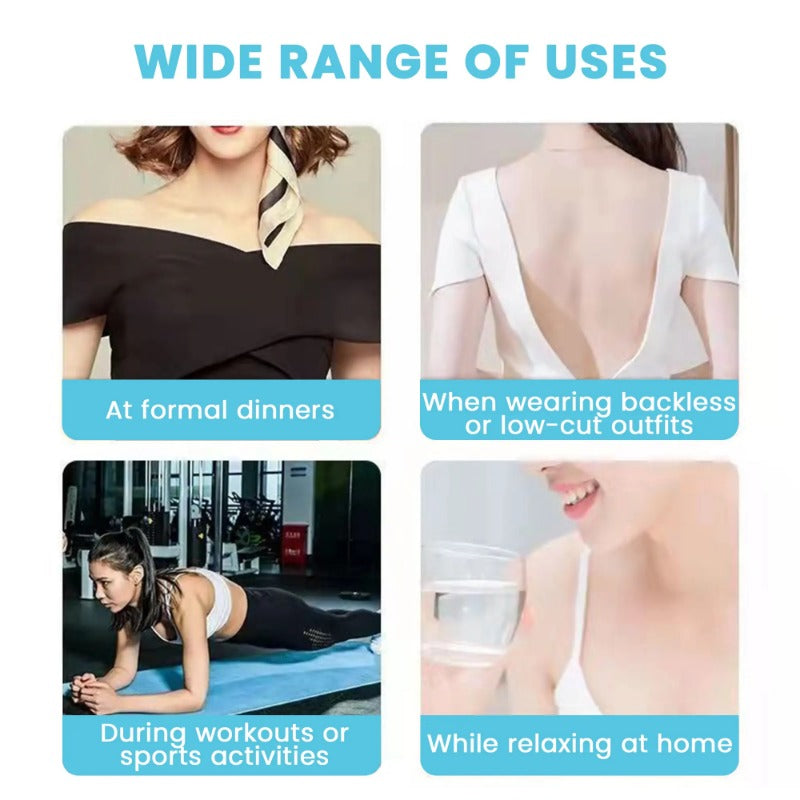 Clear No-Gape Dress Tape – Invisible & Strong Adhesive for Women