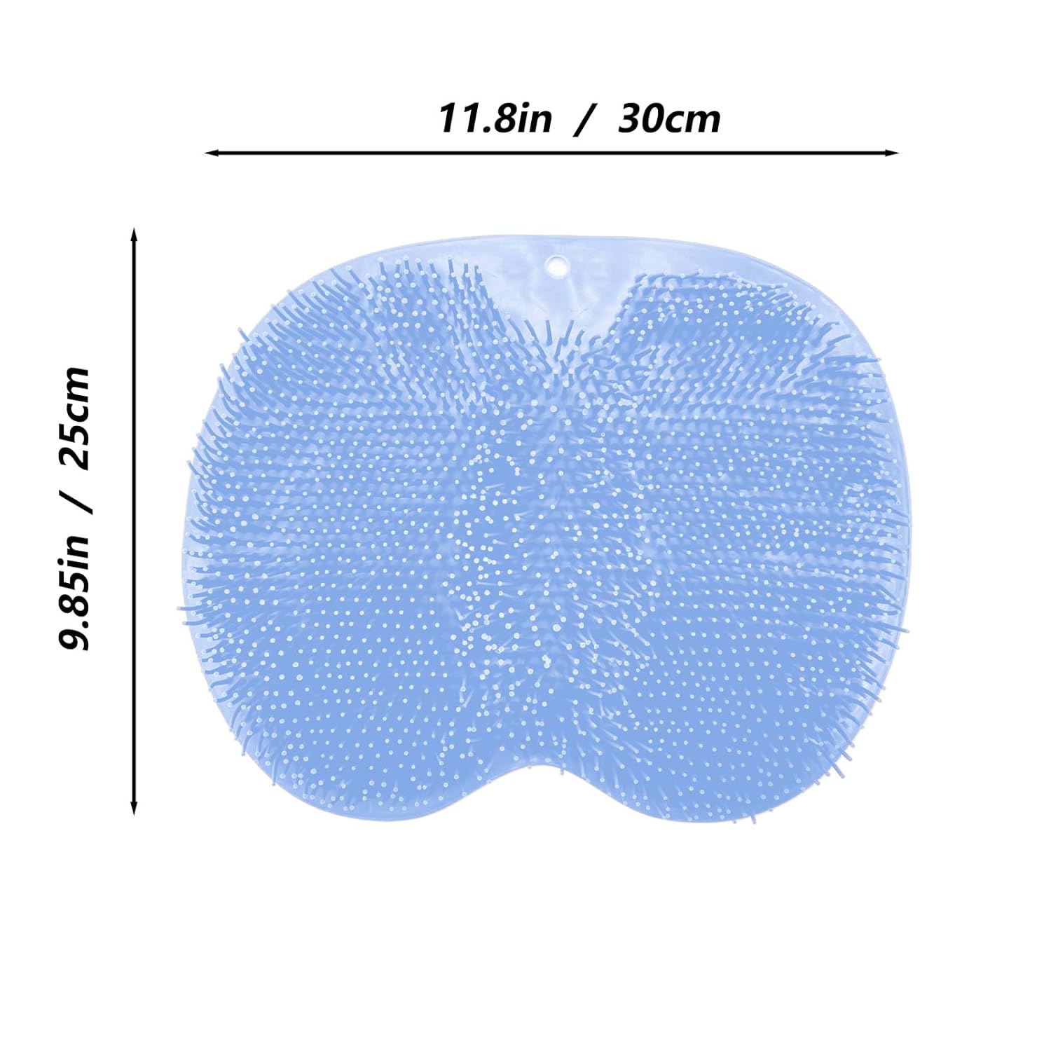 Hands-Free Silicone Shower Foot Scrubber Mat