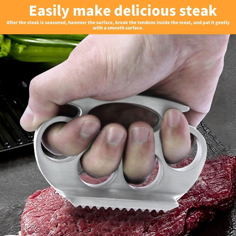 Ergonomic Palm Press Meat Tenderizer