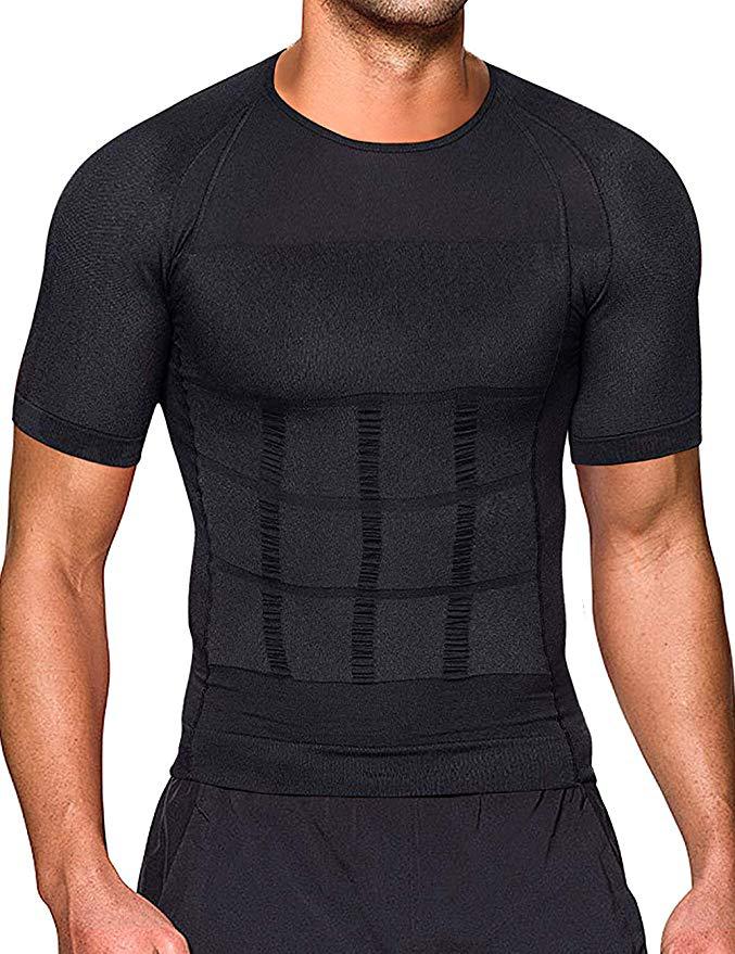 Men's Instant Slimming Compression Shirt – Tummy Control & Posture Support Shapewear