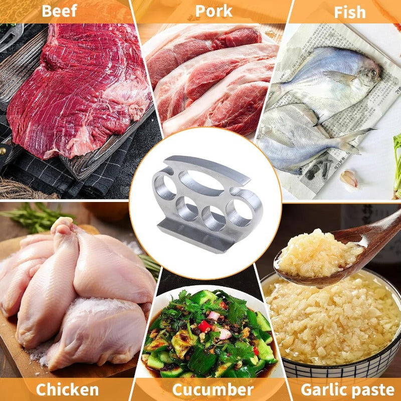 Ergonomic Palm Press Meat Tenderizer