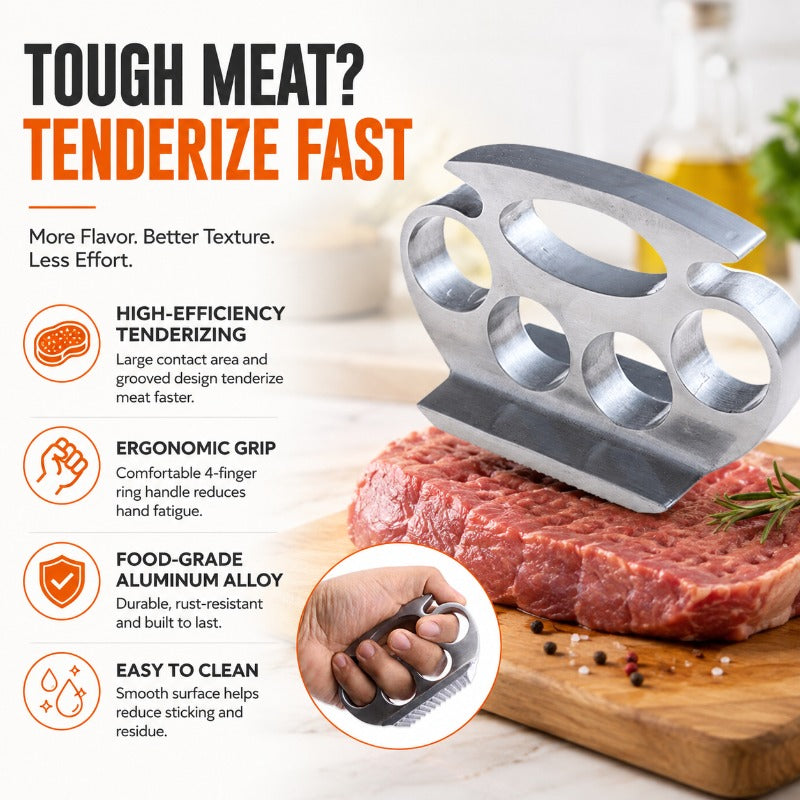 Ergonomic Palm Press Meat Tenderizer
